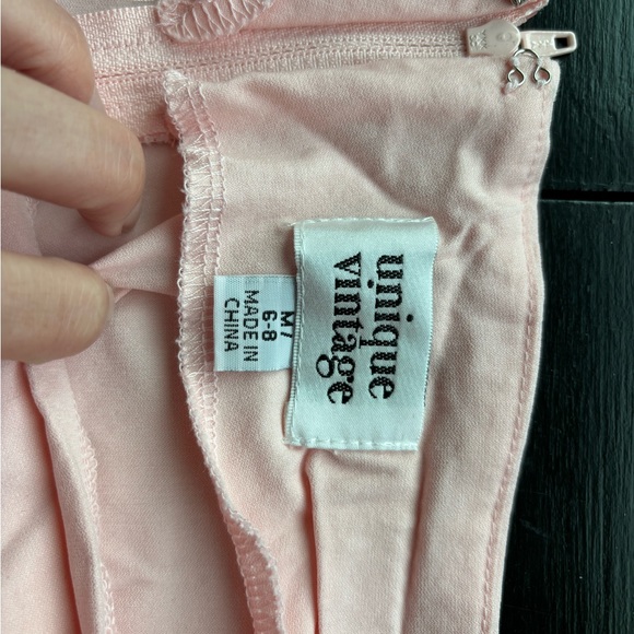 Unique Vintage Pink Jeans - Size 6-8 - Picture 3 of 3